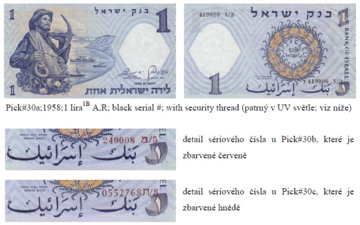 Izrael - výběr 1948 - 1986 (palestinská libra - nový šekel)
