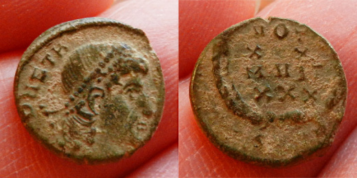Nález antické mince v ČR