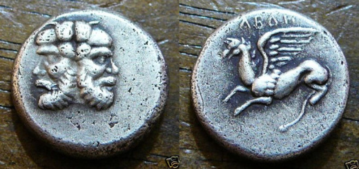Ukázka fals antických mincí z Ebay